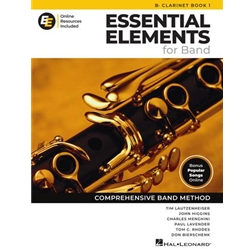 Essential Elements for Band - Bb Clarinet Book 1 with Online Resources