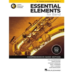 Essential Elements for Band - Bb Tenor Sax Book 1 with Online Resources