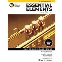 Essential Elements for Band - Bb Trumpet Book 1 with Online Resources