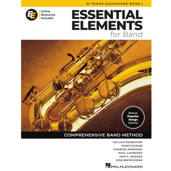 Essential Elements for Band - Bb Tenor Sax Book 1 with Online Resources